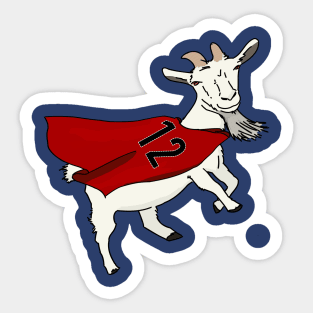 Goat 12 Sticker